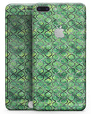 Green Watercolor Helix Pattern - Skin-kit for the iPhone 8 or 8 Plus