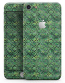 Green Watercolor Helix Pattern - Skin-kit for the iPhone 8 or 8 Plus