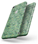 Green Watercolor Helix Pattern - Skin-kit for the iPhone 8 or 8 Plus