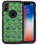 Green Watercolor Helix Pattern - iPhone X OtterBox Case & Skin Kits