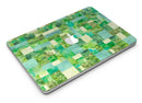Green Watercolor Patchwork - MacBook Air Skin Kit