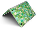 Green Watercolor Patchwork - MacBook Air Skin Kit