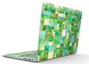 Green Watercolor Patchwork - MacBook Air Skin Kit