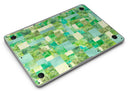 Green Watercolor Patchwork - MacBook Air Skin Kit