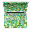 Green Watercolor Patchwork - MacBook Pro with Retina Display Full-Coverage Skin Kit