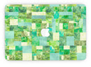 Green Watercolor Patchwork - MacBook Pro with Retina Display Full-Coverage Skin Kit