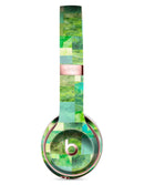 Green Watercolor Patchwork Full-Body Skin Kit for the Beats by Dre Solo 3 Wireless Headphones