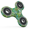 Green Watercolor Patchwork Full-Body Fidget Spinner Skin-Kit