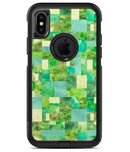 Green Watercolor Patchwork - iPhone X OtterBox Case & Skin Kits