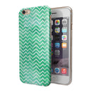 Green Watercolor Pattern iPhone 6/6s or 6/6s Plus 2-Piece Hybrid INK-Fuzed Case