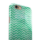 Green Watercolor Pattern iPhone 6/6s or 6/6s Plus 2-Piece Hybrid INK-Fuzed Case