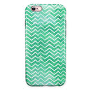 Green Watercolor Pattern iPhone 6/6s or 6/6s Plus 2-Piece Hybrid INK-Fuzed Case