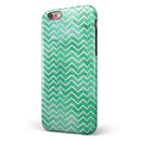 Green Watercolor Pattern iPhone 6/6s or 6/6s Plus 2-Piece Hybrid INK-Fuzed Case