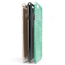 Green Watercolor Pattern iPhone 6/6s or 6/6s Plus 2-Piece Hybrid INK-Fuzed Case