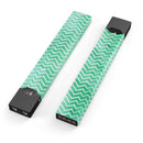 Green Watercolor Pattern - Premium Decal Protective Skin-Wrap Sticker compatible with the Juul Labs vaping device