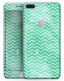 Green Watercolor Pattern - Skin-kit for the iPhone 8 or 8 Plus