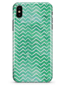 Green Watercolor Pattern - iPhone X Clipit Case