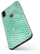 Green Watercolor Pattern - iPhone X Skin-Kit