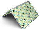 Green Watercolor Peacock Feathers - MacBook Air Skin Kit