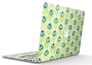 Green Watercolor Peacock Feathers - MacBook Air Skin Kit