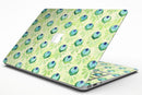 Green Watercolor Peacock Feathers - MacBook Air Skin Kit