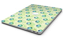 Green Watercolor Peacock Feathers - MacBook Air Skin Kit