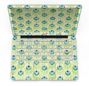 Green Watercolor Peacock Feathers - MacBook Pro with Retina Display Full-Coverage Skin Kit