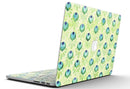 Green Watercolor Peacock Feathers - MacBook Pro with Retina Display Full-Coverage Skin Kit