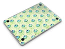 Green Watercolor Peacock Feathers - MacBook Pro with Retina Display Full-Coverage Skin Kit