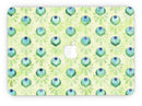 Green Watercolor Peacock Feathers - MacBook Pro with Retina Display Full-Coverage Skin Kit