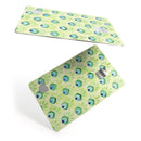 Green Watercolor Peacock Feathers - Premium Protective Decal Skin-Kit for the Apple Credit Card