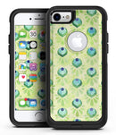 Green Watercolor Peacock Feathers - iPhone 7 or 8 OtterBox Case & Skin Kits