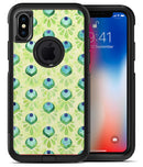 Green Watercolor Peacock Feathers - iPhone X OtterBox Case & Skin Kits