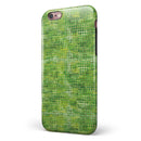 Green Watercolor Polka Dots iPhone 6/6s or 6/6s Plus 2-Piece Hybrid INK-Fuzed Case