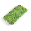 Green Watercolor Polka Dots iPhone 6/6s or 6/6s Plus 2-Piece Hybrid INK-Fuzed Case