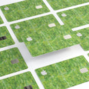 Green Watercolor Polka Dots - Premium Protective Decal Skin-Kit for the Apple Credit Card