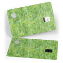Green Watercolor Polka Dots - Premium Protective Decal Skin-Kit for the Apple Credit Card