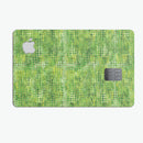 Green Watercolor Polka Dots - Premium Protective Decal Skin-Kit for the Apple Credit Card