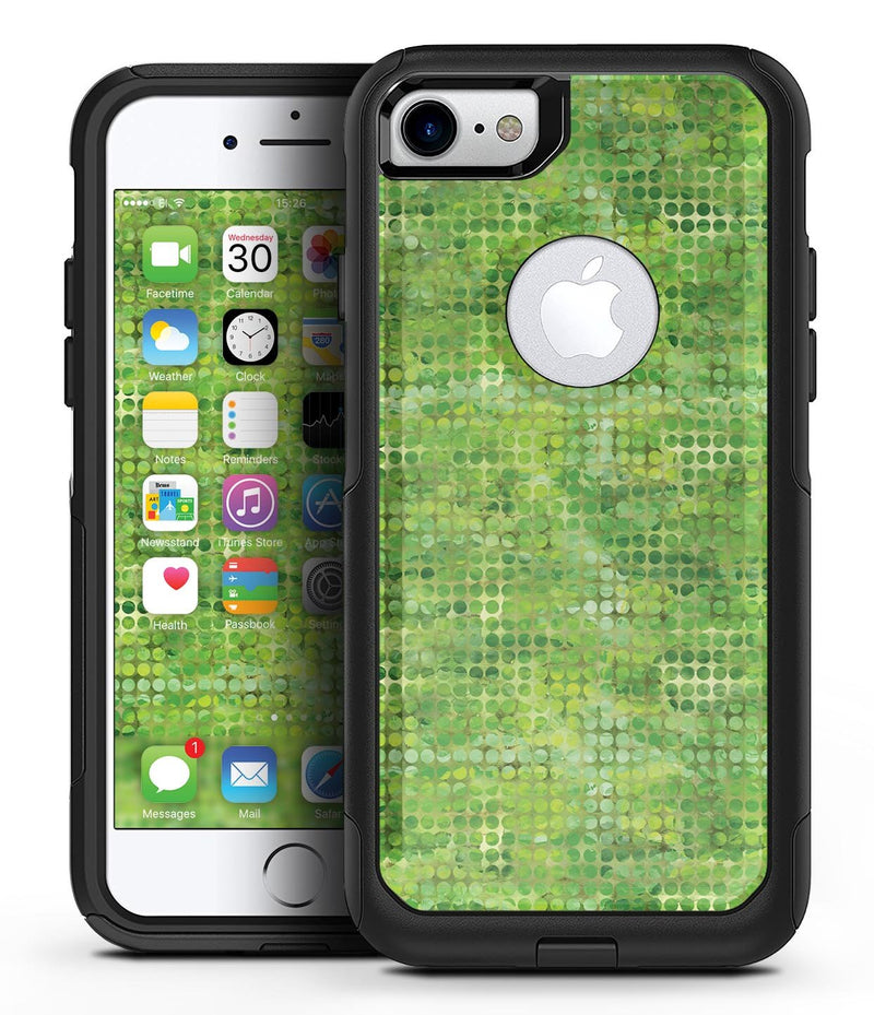 Green Watercolor Polka Dots - iPhone 7 or 8 OtterBox Case & Skin Kits