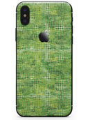 Green Watercolor Polka Dots - iPhone X Skin-Kit