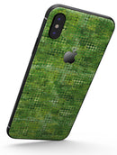 Green Watercolor Polka Dots - iPhone X Skin-Kit