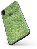 Green Watercolor Polka Dots - iPhone X Skin-Kit