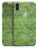 Green Watercolor Polka Dots - iPhone X Skin-Kit
