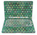 Green Watercolor Ring Pattern - MacBook Air Skin Kit