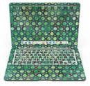 Green Watercolor Ring Pattern - MacBook Air Skin Kit