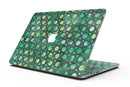 Green Watercolor Ring Pattern - MacBook Pro with Retina Display Full-Coverage Skin Kit
