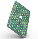 Green Watercolor Ring Pattern - MacBook Pro with Retina Display Full-Coverage Skin Kit