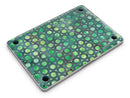 Green Watercolor Ring Pattern - MacBook Pro with Retina Display Full-Coverage Skin Kit