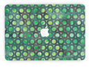 Green Watercolor Ring Pattern - MacBook Pro with Retina Display Full-Coverage Skin Kit