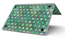 Green Watercolor Ring Pattern - MacBook Pro with Retina Display Full-Coverage Skin Kit